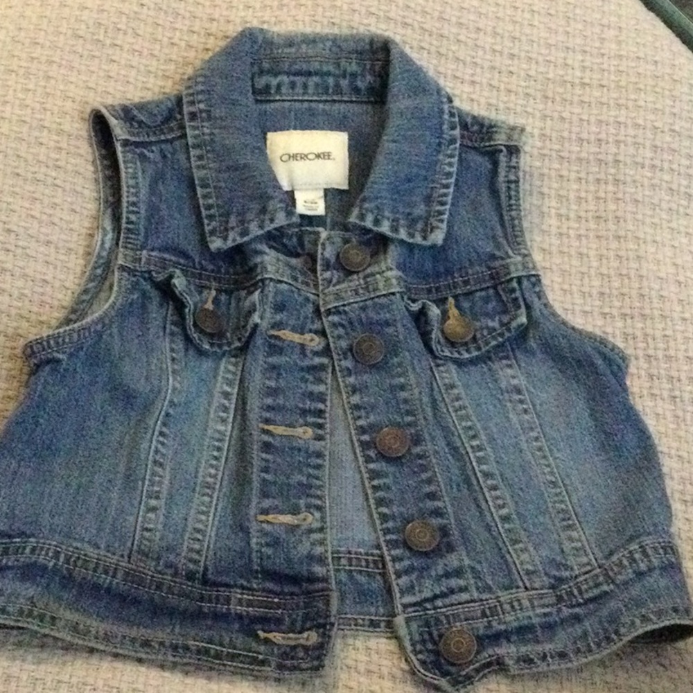 Old Navy Girls Jean Vest